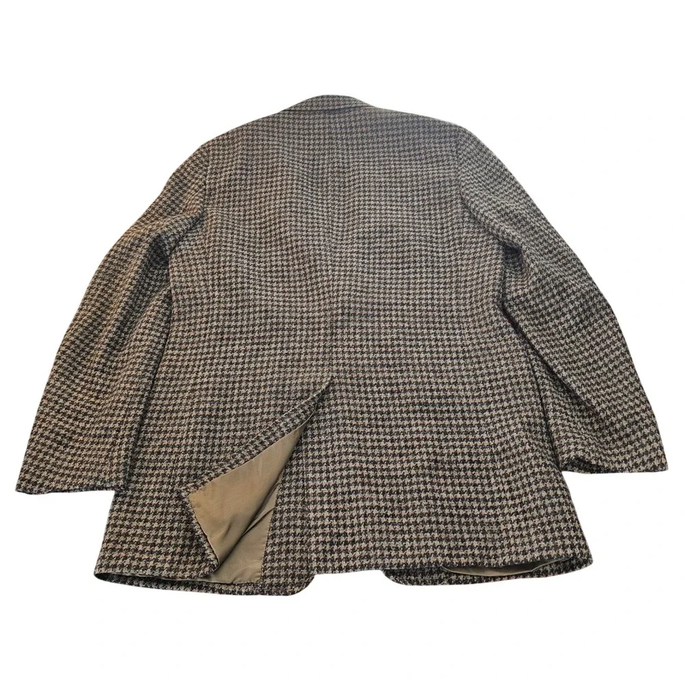 Vintage 90s University Shop New Haven Wool Tweed Blazer 42L Ivy League Preppy